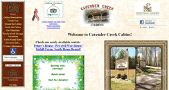 Desktop Screenshot of cavendercreek.com